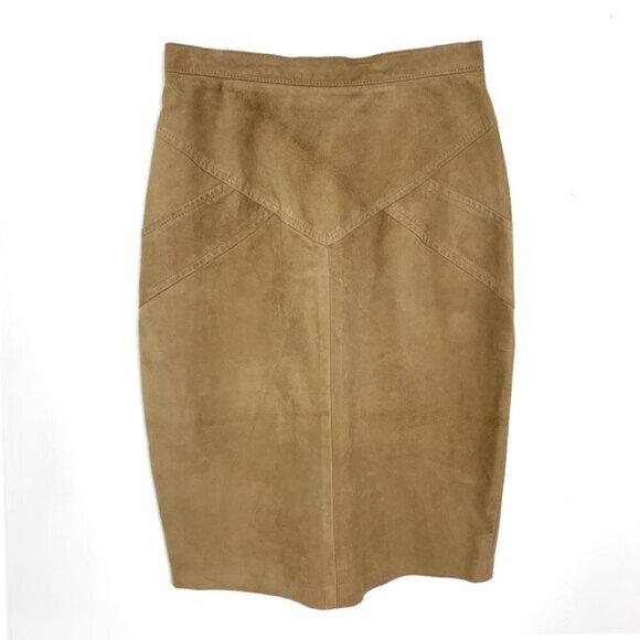Danier Dresses & Skirts - Vintage Danier 90s Y2K Suede Pencil Skirt